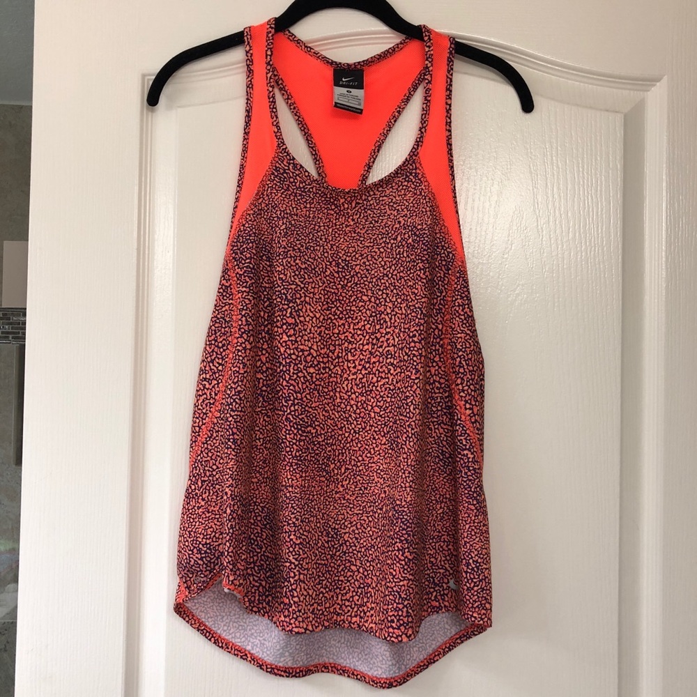 Nike Orange Dryfit Tank Top